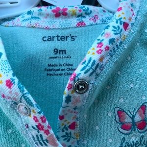 9m NEW Carter’s Footsie Blue/Pink Floral